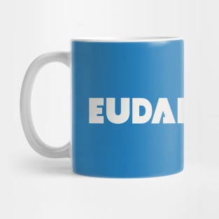 Eudaemonia - Being Lucky or Happy (white) Mug